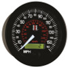 Autometer Stack Instruments 88MM 0-160 MPH / 260 KM/H Programmable Speedometer - Black - ST3801