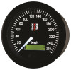 Autometer Stack 88mm 0-260 KM/H Electronic Speedometer - Black - ST3802