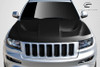2011-2022 Jeep Grand Cherokee Carbon Creations SRT8 Look Hood - 1 Piece / Vehicle Year Make Model Trim - 2011-2022-Jeep Grand Cherokee ALL / Product Type - Hood / Style Name -SRT8 Look / Kit Material - Carbon Fiber / Notes - NOTE: This item will only fit the 11-22 WK2 Grand Cherokee, please confirm your vehicle with your sale representative before purchasing. Hood pins are required. In order to fit diesel model, hood will need modification