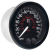Autometer Stack Instruments 88mm 0-180 MPH 290 KM/H GPS Speedometer - Black - ST3803