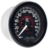 Autometer Stack Instruments 88mm 0-180 MPH 290 KM/H GPS Speedometer - Black - ST3803