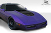 1985-1996 Chevrolet Corvette C4 Duraflex Stingray Z Hood - 1 Piece / Vehicle Year Make Model Trim - 1985-1996-Chevrolet Corvette ALL / Product Type - Hood / Style Name -Stingray Z / Kit Material - FRP (Fiberglass Reinforced Plastics) / Notes - Note: Hood pins are required.