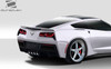 2014-2019 Chevrolet Corvette C7 Duraflex Gran Veloce Rear Diffuser- 1 Piece / Vehicle Year Make Model Trim - 2014-2019-Chevrolet Corvette ALL / Product Type - Rear Lip/Add On / Style Name -Gran Veloce / Kit Material - FRP (Fiberglass Reinforced Plastics) / Notes -