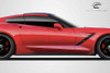 2014-2019 Chevrolet Corvette C7 Carbon Creations GT Concept Side Splitters - 2 Piece / Vehicle Year Make Model Trim - 2014-2019-Chevrolet Corvette ALL / Product Type - Sideskirts / Style Name -GT Concept / Kit Material - Carbon Fiber / Notes -