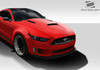 2015-2017 Ford Mustang Duraflex CVX Hood - 1 Piece / Vehicle Year Make Model Trim - 2015-2017-Ford Mustang ALL / Product Type - Hood / Style Name -CVX / Kit Material - FRP (Fiberglass Reinforced Plastics) / Notes - Note: Hood pins are required.