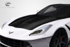 2014-2019 Chevrolet Corvette C7 Carbon Creations Gran Veloce Hood - 1 Piece / Vehicle Year Make Model Trim - 2014-2019-Chevrolet Corvette ALL / Product Type - Hood / Style Name -Gran Veloce / Kit Material - Carbon Fiber / Notes - Note: Hood pins are required.