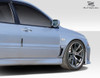 2003-2007 Mitsubishi Lancer Evolution 8 9 Duraflex VR-S Front Fenders - 4 Piece / Vehicle Year Make Model Trim - 2003-2007-Mitsubishi Evolution ALL / Product Type - Fender / Style Name -VR-S / Kit Material - FRP (Fiberglass Reinforced Plastics) / Notes -