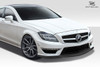 2012-2014 Mercedes CLS63 C218 Duraflex L-Sport Front Lip Spoiler - 1 Piece / Vehicle Year Make Model Trim - 2012-2012-Mercedes CLS ALL / Product Type - Front Lip/Add On / Style Name -L-Sport / Kit Material - FRP (Fiberglass Reinforced Plastics) / Notes -