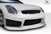2003-2007 Infiniti G Coupe G35 Duraflex C-Spec Front Bumper - 1 Piece / Vehicle Year Make Model Trim - 2003-2007-Infiniti G Coupe 2DR / Product Type - Front Bumper / Style Name -C-Spec / Kit Material - FRP (Fiberglass Reinforced Plastics) / Notes -