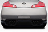 2003-2008 Nissan 350Z Z33 / Infiniti G35 Coupe Duraflex TS-1 Rear Diffuser - 6 Piece / Vehicle Year Make Model Trim - 2003-2008-Nissan 350Z ALL / Product Type - Rear Lip/Add On / Style Name -TS-1 / Kit Material - FRP (Fiberglass Reinforced Plastics) / Notes -