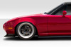 1990-1997 Mazda Miata Duraflex Circuit Fender Flares Kit - 4 Piece - Includes Circuit Front Fender Flares (112794) Circuit Rear Fender Flares (112795) / Vehicle Year Make Model Trim - 1990-1997-Mazda Miata ALL / Product Type - Kit / Style Name -Circuit / Kit Material - FRP (Fiberglass Reinforced Plastics) / Notes -
