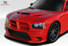 2006-2010 Dodge Charger Duraflex Hellcat Look Hood - 1 Piece / Vehicle Year Make Model Trim - 2006-2010-Dodge Charger ALL / Product Type - Hood / Style Name -Hellcat Look / Kit Material - FRP (Fiberglass Reinforced Plastics) / Notes - Note: Hood pins are required.