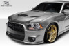2011-2014 Dodge Charger Duraflex Hellcat Look Hood - 1 Piece / Vehicle Year Make Model Trim - 2011-2014-Dodge Charger ALL / Product Type - Hood / Style Name -Hellcat Look / Kit Material - FRP (Fiberglass Reinforced Plastics) / Notes - Note: Hood pins are required.