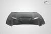 2011-2014 Dodge Charger Carbon Creations DriTech Hellcat Look Hood - 1 Piece / Vehicle Year Make Model Trim - 2011-2014-Dodge Charger ALL / Product Type - Hood / Style Name -Hellcat Look / Kit Material - Carbon Fiber / Notes - Note: Hood pins are required.