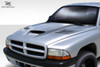 1997-2004 Dodge Dakota 1998-2003 Durango Duraflex Hellcat Look Hood - 1 Piece / Vehicle Year Make Model Trim - 1997-2004-Dodge Dakota ALL / Product Type - Hood / Style Name -Hellcat Look / Kit Material - FRP (Fiberglass Reinforced Plastics) / Notes - Note: Hood pins are required.