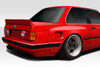 1984-1991 BMW 3 Series E30 Duraflex TKO Wide Body Rear Fender Flares 70mm - 2 Piece / Vehicle Year Make Model Trim - 1984-1991-BMW 3 Series ALL / Product Type - Fender Flare / Style Name -TKO / Kit Material - FRP (Fiberglass Reinforced Plastics) / Notes -