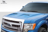 2009-2014 Ford F-150 Duraflex Ram Air Hood - 1 Piece / Vehicle Year Make Model Trim - 2009-2014-Ford F150 ALL / Product Type - Hood / Style Name -Ram Air / Kit Material - FRP (Fiberglass Reinforced Plastics) / Notes - Note: Hood pins are required.