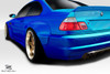 2001-2006 BMW M3 E46 Duraflex Circuit Rear Fender Flares - 2 Piece / Vehicle Year Make Model Trim - 2001-2006-BMW M3 ALL / Product Type - Fender Flare / Style Name -Circuit / Kit Material - FRP (Fiberglass Reinforced Plastics) / Notes -