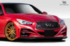 2014-2023 Infiniti Q50 Duraflex Impulse Front Bumper - 1 Piece / Vehicle Year Make Model Trim - 2014-2023-Infiniti Q50 ALL / Product Type - Front Bumper / Style Name -Impulse / Kit Material - FRP (Fiberglass Reinforced Plastics) / Notes -