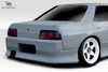 1989-1994 Nissan Skyline R32 4DR Duraflex V-Speed Rear Bumper - 1 Piece / Vehicle Year Make Model Trim - 1989-1994-Nissan Skyline 4DR / Product Type - Rear Bumper / Style Name -V-Speed / Kit Material - FRP (Fiberglass Reinforced Plastics) / Notes -