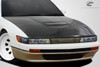 1989-1994 Nissan Silvia S13 Carbon Creations M-1 Sport Hood - 1 Piece / Vehicle Year Make Model Trim - 1989-1994-Nissan S13 Silvia ALL / Product Type - Hood / Style Name -M-1 / Kit Material - Carbon Fiber / Notes - Note: Hood pins are required.