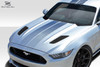 2015-2017 Ford Mustang Duraflex R-Spec Hood Vents - 2 Piece / Vehicle Year Make Model Trim - 2015-2017-Ford Mustang ALL / Product Type - Scoop / Style Name -R-Spec / Kit Material - FRP (Fiberglass Reinforced Plastics) / Notes -