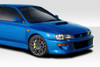 1993-2001 Subaru Impreza Duraflex 22B Look Front Fenders - 2 Piece / Vehicle Year Make Model Trim - 1993-2001-Subaru Impreza ALL / Product Type - Fender Flare / Style Name -22B Look / Kit Material - FRP (Fiberglass Reinforced Plastics) / Notes -