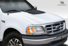 1997-2003 Ford F-150 Duraflex Raptor Look Hood - 1 Piece / Vehicle Year Make Model Trim - 1997-2003-Ford F150 ALL / Product Type - Hood / Style Name -Raptor Look / Kit Material - FRP (Fiberglass Reinforced Plastics) / Notes - Hood pins are required.