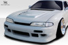 1995-1996 Nissan 240SX S14 Duraflex D-Spec Hood - 1 Piece / Vehicle Year Make Model Trim - 1995-1996-Nissan 240SX ALL / Product Type - Hood / Style Name -D-Spec / Kit Material - FRP (Fiberglass Reinforced Plastics) / Notes - Hood pins are required.
