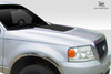 2004-2008 Ford F-150 Duraflex Raptor Look Hood - 1 Piece / Vehicle Year Make Model Trim - 2004-2008-Ford F150 ALL / Product Type - Hood / Style Name -Raptor Look / Kit Material - FRP (Fiberglass Reinforced Plastics) / Notes - Hood pins are required.