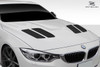 2012-2018 BMW 3 Series F30 / 2014-2020 4 Series F32 Duraflex GTR Hood - 1 Piece / Vehicle Year Make Model Trim - 2012-2018-BMW 3 Series ALL / Product Type - Hood / Style Name -GTR / Kit Material - FRP (Fiberglass Reinforced Plastics) / Notes - Note: Hood pins are required.