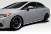 2012-2015 Honda Civic 4DR Duraflex RR Side Skirts - 2 Piece / Vehicle Year Make Model Trim - 2012-2015-Honda Civic 4DR / Product Type - Sideskirts / Style Name -RR / Kit Material - FRP (Fiberglass Reinforced Plastics) / Notes -