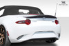 2016-2025 Mazda Miata Duraflex Lightspeed Wing Spoiler - 1 Piece (S) / Vehicle Year Make Model Trim - 2016-2025-Mazda Miata ALL / Product Type - Wing / Style Name -Lightspeed / Kit Material - FRP (Fiberglass Reinforced Plastics) / Notes -