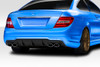 2012-2014 Mercedes C Class / C63 W204 Duraflex C63 Look Rear Diffuser - 1 Piece ( For AMG Bumper only) / Vehicle Year Make Model Trim - 2012-2014-Mercedes C Class ALL / Product Type - Rear Lip/Add On / Style Name -C63 Look / Kit Material - FRP (Fiberglass Reinforced Plastics) / Notes -