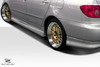 2003-2008 Toyota Corolla Duraflex Target Side Skirts - 2 Piece / Vehicle Year Make Model Trim - 2003-2008-Toyota Corolla ALL / Product Type - Sideskirts / Style Name -Target / Kit Material - FRP (Fiberglass Reinforced Plastics) / Notes -