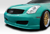 2003-2007 Infiniti G Coupe G35 Duraflex N-1 Front Bumper Cover - 1 Piece / Vehicle Year Make Model Trim - 2003-2007-Infiniti G Coupe 2DR / Product Type - Front Bumper / Style Name -N-1 / Kit Material - FRP (Fiberglass Reinforced Plastics) / Notes -