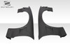 1989-1994 Nissan 240SX S13 Duraflex V Speed Wide Body Front Fenders - 2 Piece / Vehicle Year Make Model Trim - 1989-1994-Nissan 240SX ALL / Product Type - Fender / Style Name -V Speed / Kit Material - FRP (Fiberglass Reinforced Plastics) / Notes - Note: Must be used with entire V Speed Wide Body Kit