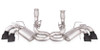 Stainless Works Redline Exhaust System - Matte Black Tips - C8 Corvette