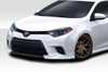 2014-2016 Toyota Corolla Duraflex Zeta Front Lip Under Spoiler ( base model only ) - 3 Piece / Vehicle Year Make Model Trim - 2014-2016-Toyota Corolla ALL / Product Type - Front Lip/Add On / Style Name -Zeta / Kit Material - FRP (Fiberglass Reinforced Plastics) / Notes -
