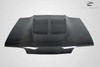 1987-1993 Ford Mustang Carbon Creations GT500 V2 Hood - 1 Piece / Vehicle Year Make Model Trim - 1987-1993-Ford Mustang ALL / Product Type - Hood / Style Name -GT500 V2 / Kit Material - Carbon Fiber / Notes - Note: Hood pins are required.