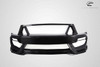 2005-2009 Ford Mustang Carbon Creations GT350 Look Front Bumper - 1 Piece / Vehicle Year Make Model Trim - 2005-2009-Ford Mustang ALL / Product Type - Front Bumper / Style Name -GT350 Look / Kit Material - Carbon Fiber / Notes - Notes: This bumper will cover a small portion of the headlight by design.