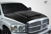 2002-2008 Dodge Ram 1500 2500 3500 Carbon Creations Demon Look Hood - 1 Piece / Vehicle Year Make Model Trim - 2002-2008-Dodge Ram ALL / Product Type - Hood / Style Name -Demon Look / Kit Material - Carbon Fiber / Notes - Note: Hood pins are required.