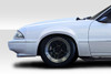 1979-1993 Ford Mustang Duraflex C Tech 2" Wide Body Front Fender Flares - 2 Piece / Vehicle Year Make Model Trim - 1979-1993-Ford Mustang ALL / Product Type - Fender Flare / Style Name -C Tech 2" / Kit Material - FRP (Fiberglass Reinforced Plastics) / Notes -