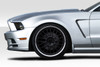 2010-2014 Ford Mustang Duraflex GT350 V1 Look Front Fenders - 2 Piece / Vehicle Year Make Model Trim - 2010-2014-Ford Mustang ALL / Product Type - Fender / Style Name -GT350 V1 / Kit Material - FRP (Fiberglass Reinforced Plastics) / Notes -