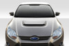 2012-2014 Ford Focus Duraflex Ram Air Hood - 1 Piece / Vehicle Year Make Model Trim - 2012-2014-Ford Focus ALL / Product Type - Hood / Style Name -Ram Air / Kit Material - FRP (Fiberglass Reinforced Plastics) / Notes - Note: Hood pins are required.