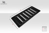 Universal Duraflex GT1 Hood Vents - 2 Piece (S) / Vehicle Year Make Model Trim - --  ALL / Product Type - Scoop / Style Name -GT1 / Kit Material - FRP (Fiberglass Reinforced Plastics) / Notes -