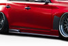 2014-2018 Infiniti Q50 Duraflex Bltz Side Skirts- 2 Piece / Vehicle Year Make Model Trim - 2014-2018-Infiniti Q50 ALL / Product Type - Sideskirts / Style Name -Bltz / Kit Material - FRP (Fiberglass Reinforced Plastics) / Notes -