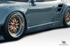 2004-2007 Porsche 997 911 Duraflex LBW Side skirts - 2 Piece / Vehicle Year Make Model Trim - 2004-2007-Porsche 997 ALL / Product Type - Sideskirts / Style Name -LBW / Kit Material - FRP (Fiberglass Reinforced Plastics) / Notes -