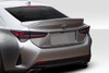 2015-2022 Lexus RC Duraflex Dreamtech Rear Wing Spoiler - 1 Piece / Vehicle Year Make Model Trim - 2015-2022-Lexus RC ALL / Product Type - Wing / Style Name -Dreamtech / Kit Material - FRP (Fiberglass Reinforced Plastics) / Notes -