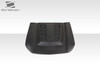 2019-2025 Chevy Silverado 1500 Duraflex Overland Hood Scoop - 1 Piece / Vehicle Year Make Model Trim - 2019-2025-Chevrolet Silverado ALL / Product Type - Hood / Style Name -Overland / Kit Material - FRP (Fiberglass Reinforced Plastics) / Notes - Hood pins are required.